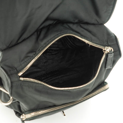 Prada Nylon Vela Shoulder Bag Black 5 of 7