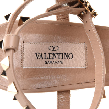 Valentino Garavani Calfskin Rockstud 90mm City Sandals 41 Poudre 6 of 12