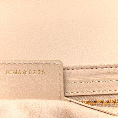 Christian Dior Lambskin Cannage Small Jolie Top Handle Bag Powder Beige Latte 8 of 11