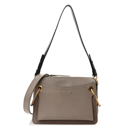 Chloe Calfskin Suede Small Roy Bag Motty Grey 1 of 15