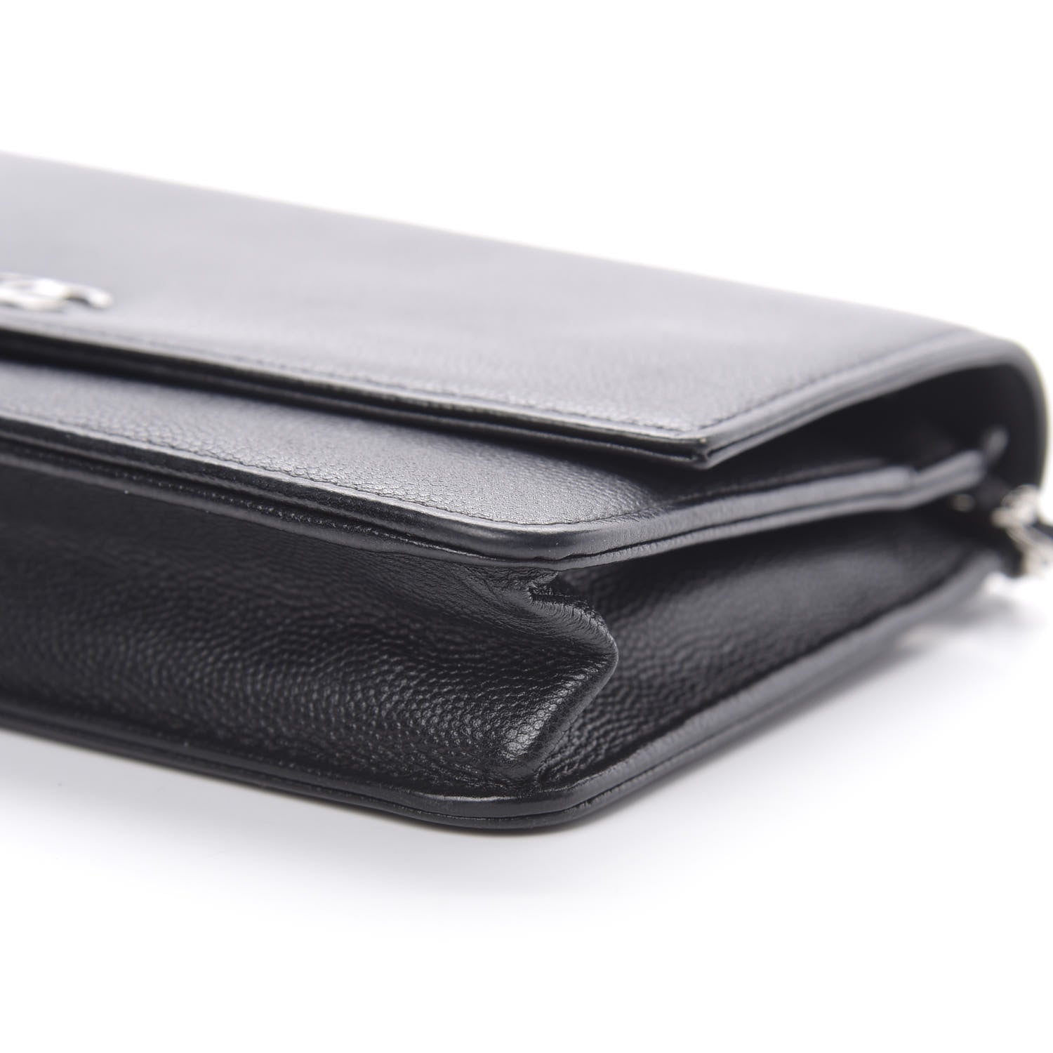 Chanel Caviar Sevruga Wallet On Chain WOC Black 11 of 14