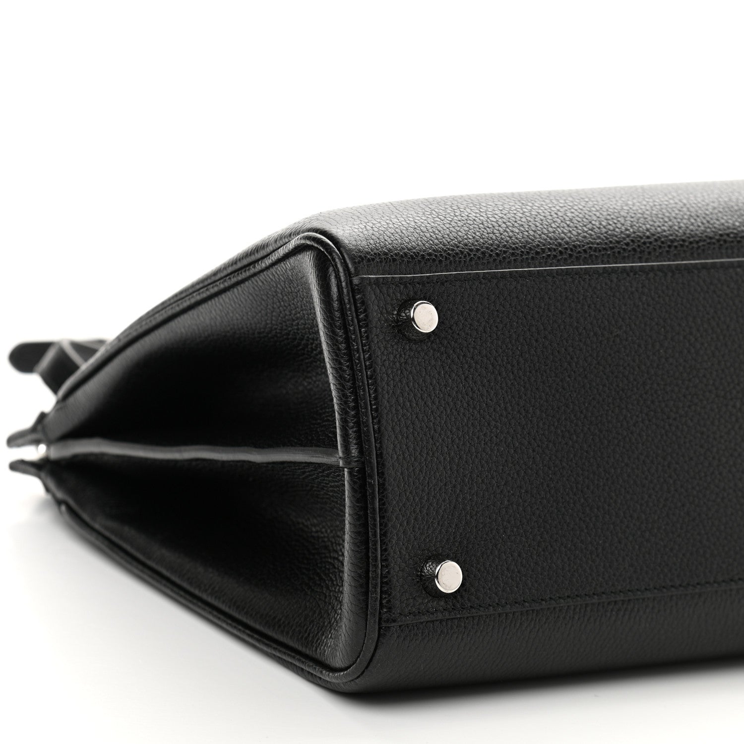 Gucci Grainy Calfskin Medium Zumi Top Handle Bag Black 10 of 11