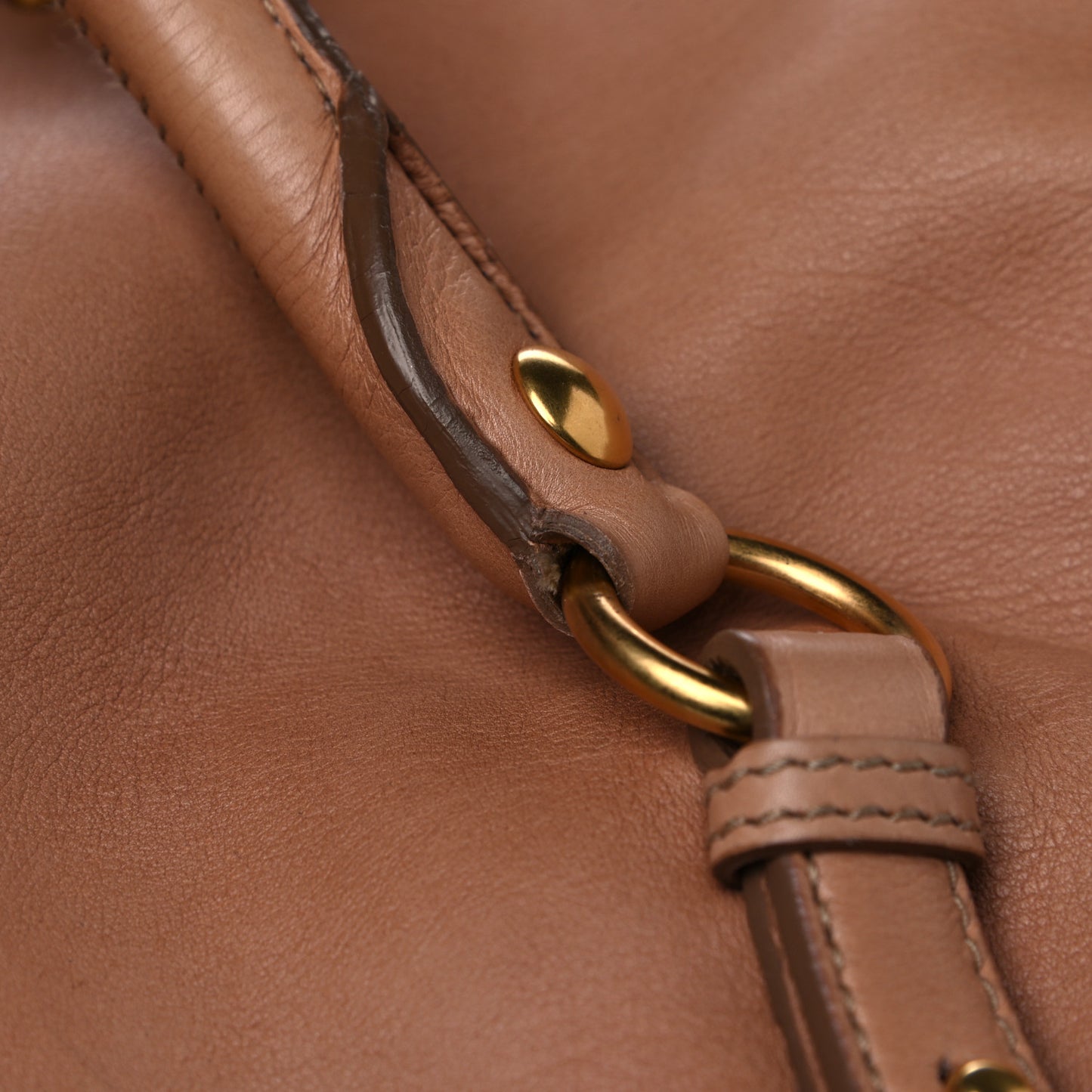 Vitello Medium Bow Bag Brown