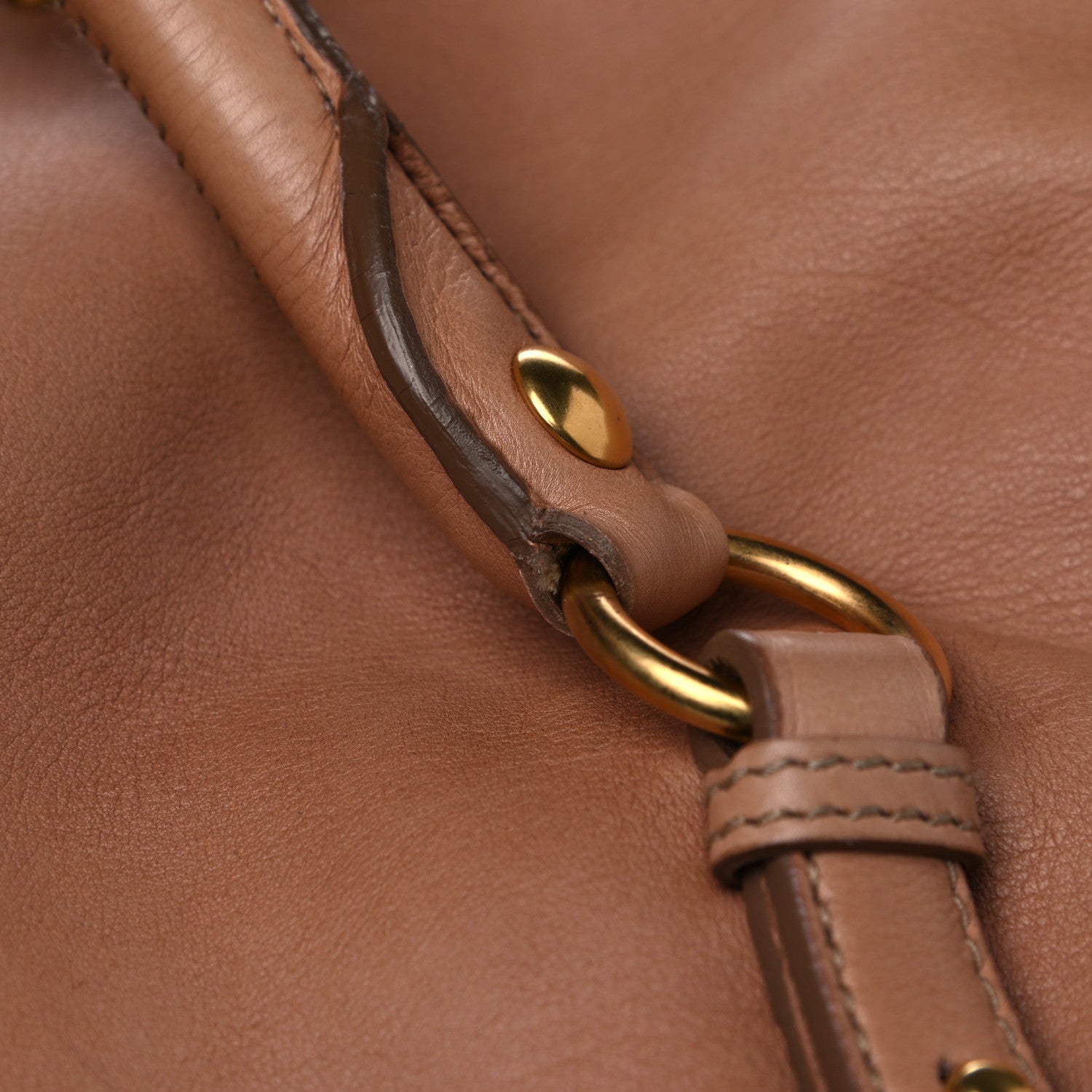 Miu Miu Vitello Medium Bow Bag Brown 15 of 15