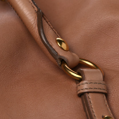 Miu Miu Vitello Medium Bow Bag Brown 15 of 15