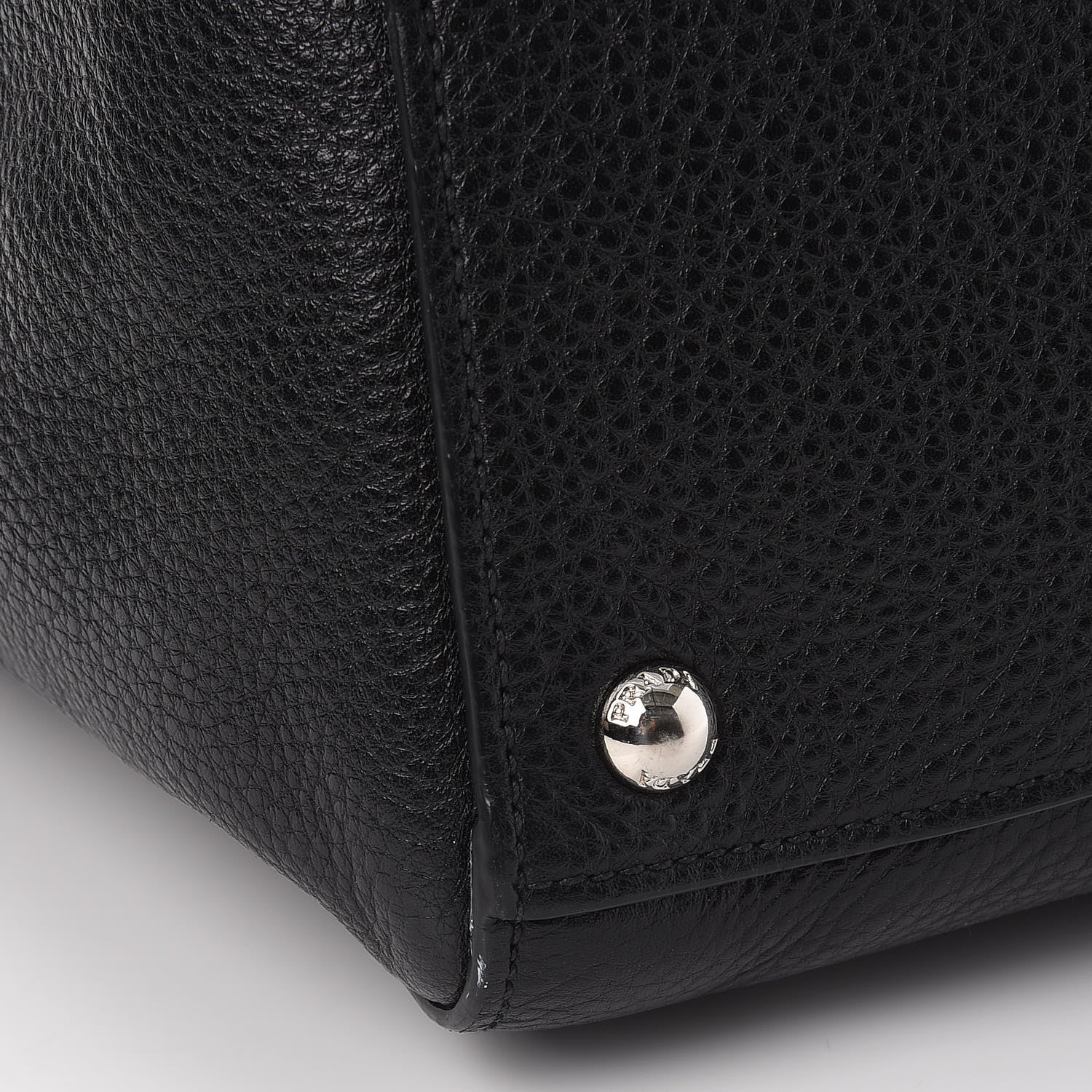 Prada Vitello Phenix Shopping Tote Black 9 of 12