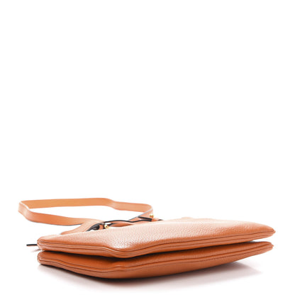 Prada Vitello Daino Double Zip Crossbody Bag Papaya 3 of 10