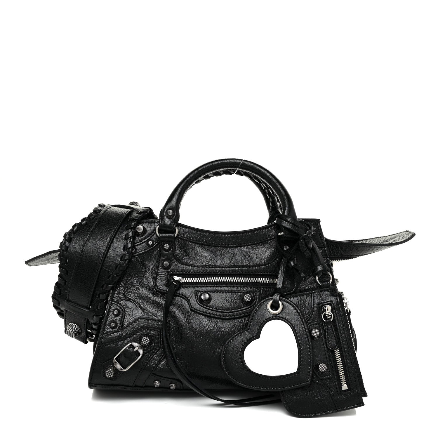 Balenciaga Agneau Arena Neo Cagole Handbag XS Black 1 of 9