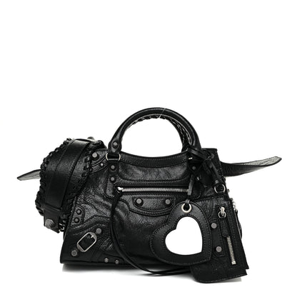 Balenciaga Agneau Arena Neo Cagole Handbag XS Black 1 of 9