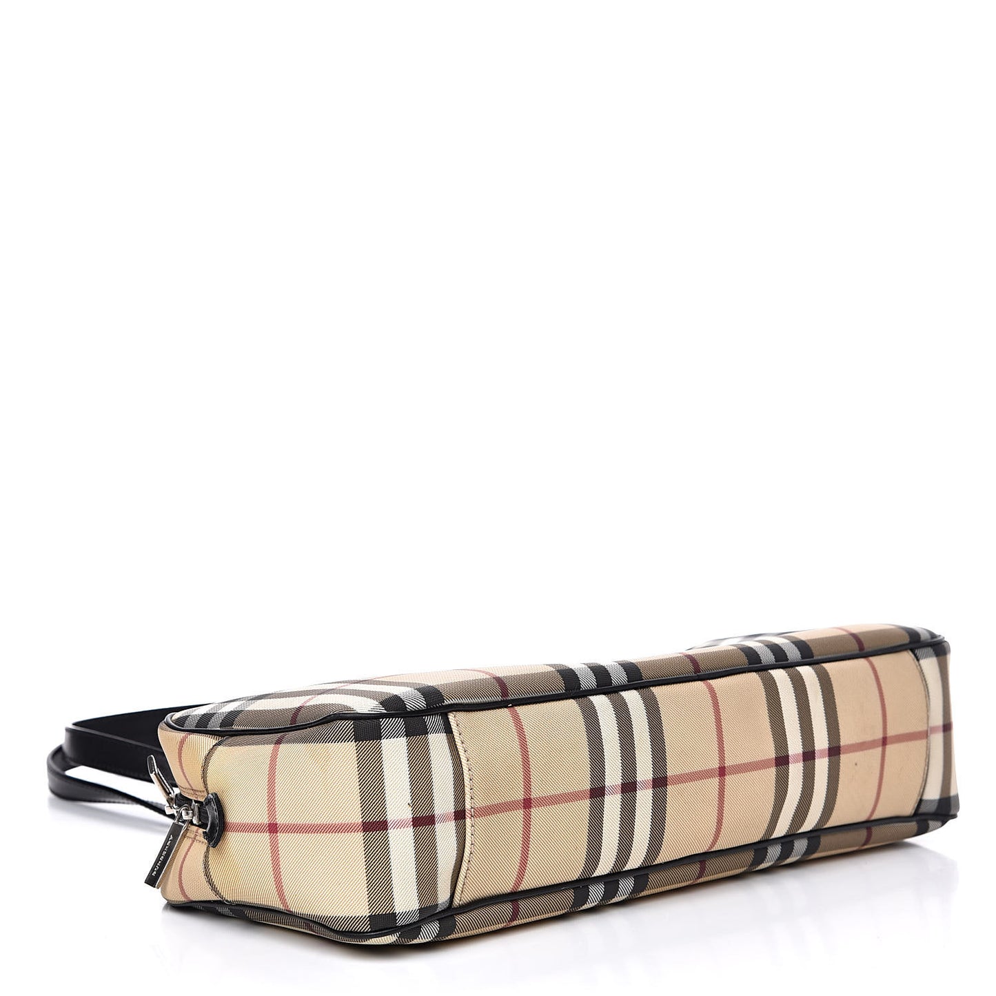 House Check Shoulder Bag Black