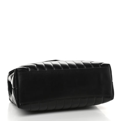 Saint Laurent Calfskin Y Quilted Monogram Medium Loulou Chain Satchel Black 4 of 9