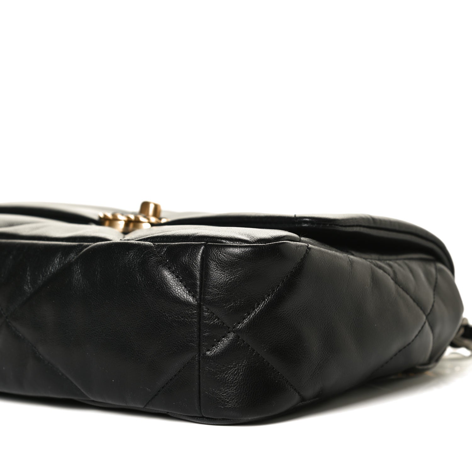 Chanel Goatskin Quilted Medium Chanel 19 Flap Black 10 of 14