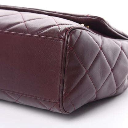 Dolce & Gabbana Lambskin Quilted Kate Shoulder Bag Burgundy 8 of 13