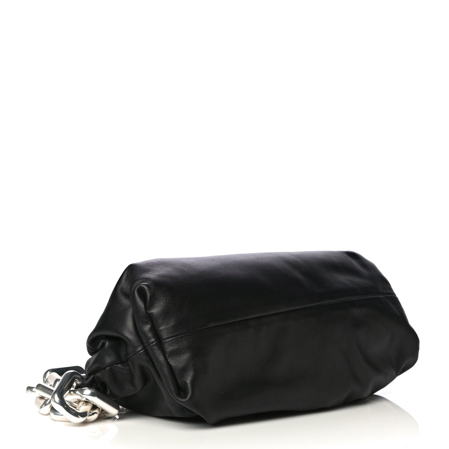 Bottega Veneta Calfskin The Pouch Chain Black 7 of 8