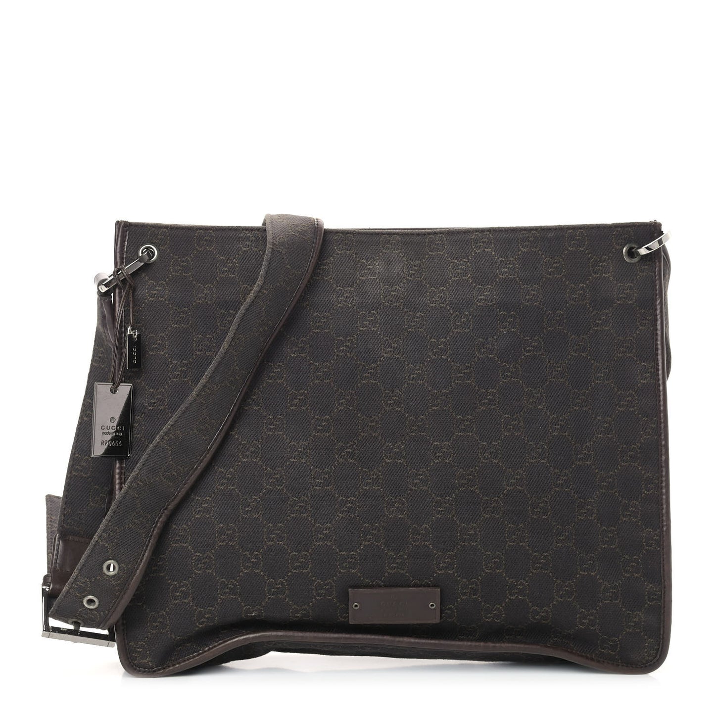 Monogram Messenger Bag Dark Brown