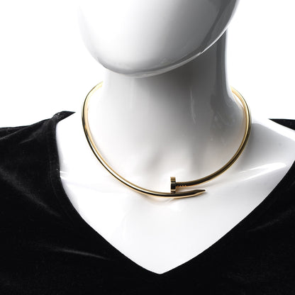 Cartier 18K Yellow Gold 4.5mm Juste Un Clou Necklace 2 of 5