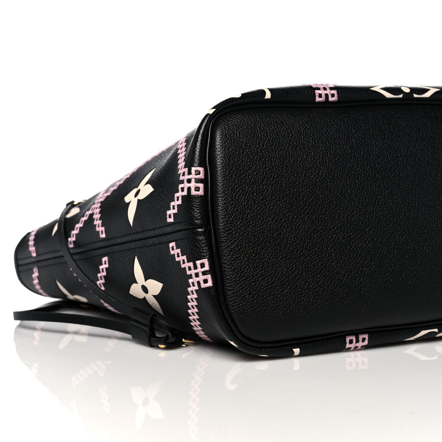 Empreinte Monogram Giant Broderies Neverfull MM Black