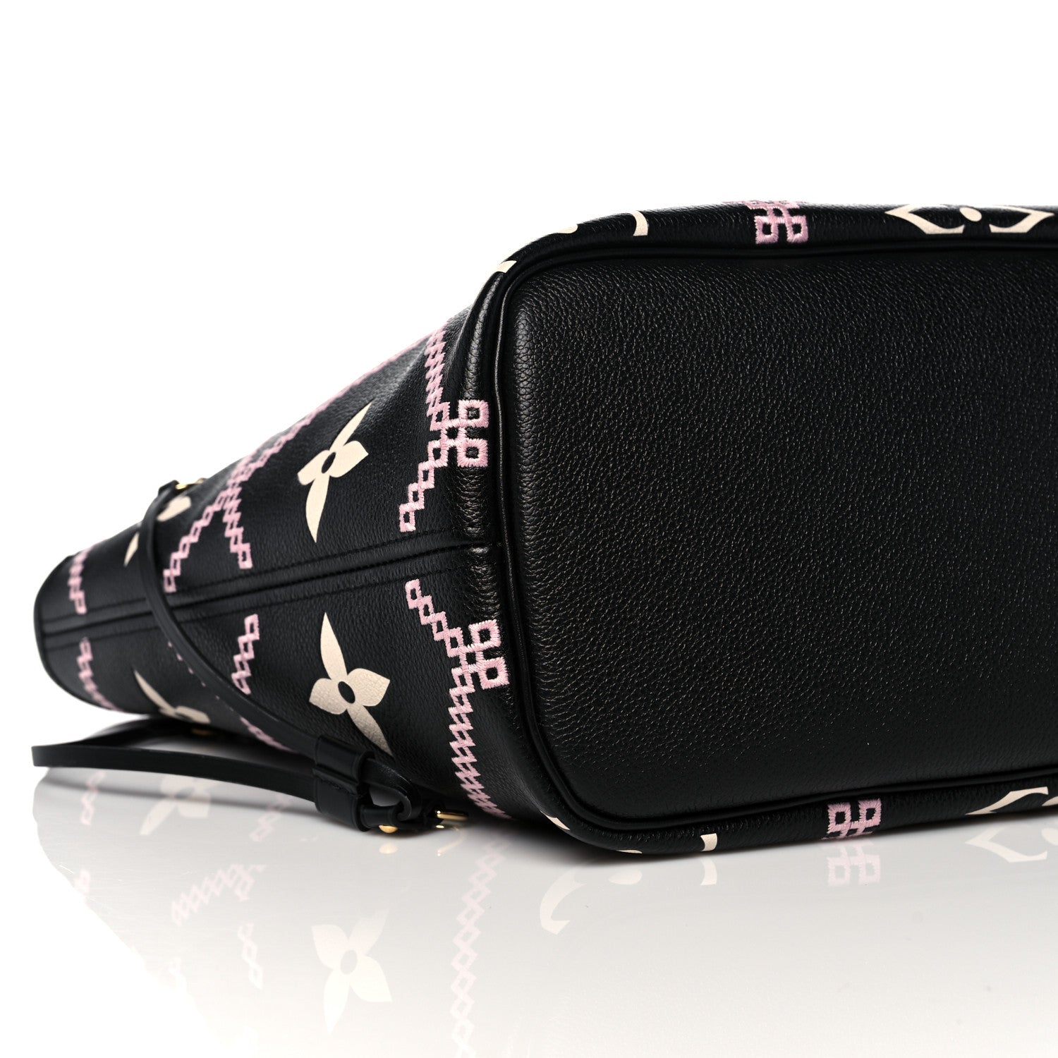 Louis Vuitton Empreinte Monogram Giant Broderies Neverfull MM Black 7 of 9