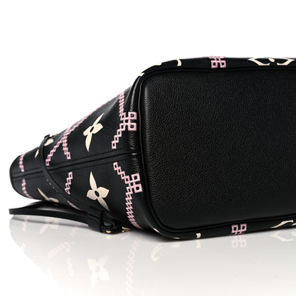 Louis Vuitton Empreinte Monogram Giant Broderies Neverfull MM Black 7 of 9