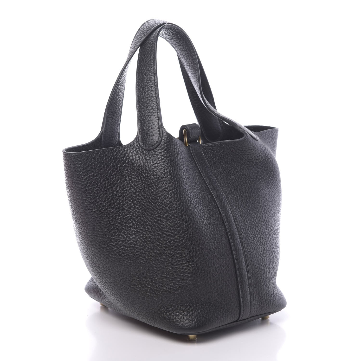 Hermes Taurillon Clemence Picotin Lock 18 PM Black 3 of 11