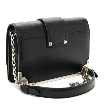 Prada City Calf Saffiano Cahier Astrology Bag Black Black 3 of 11