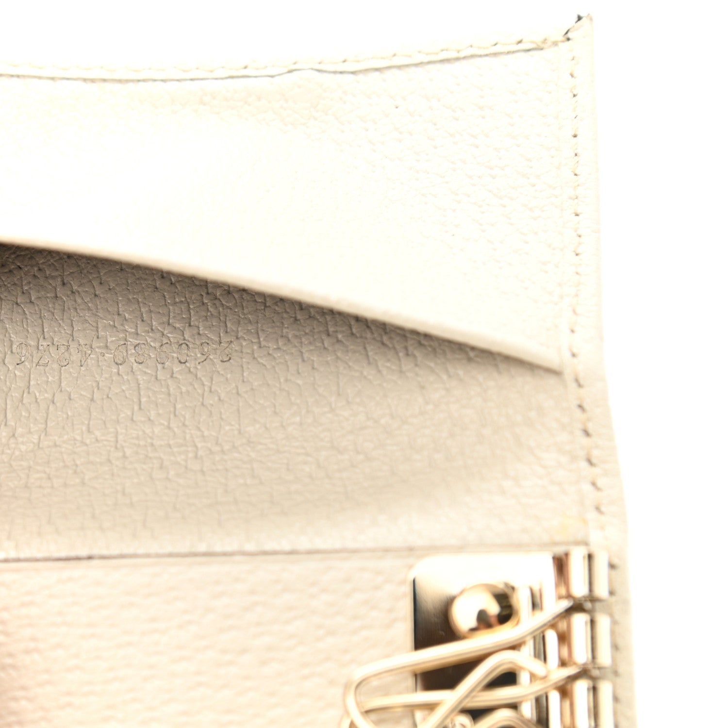Gucci Calfskin 6 Key Holder White 7 of 8