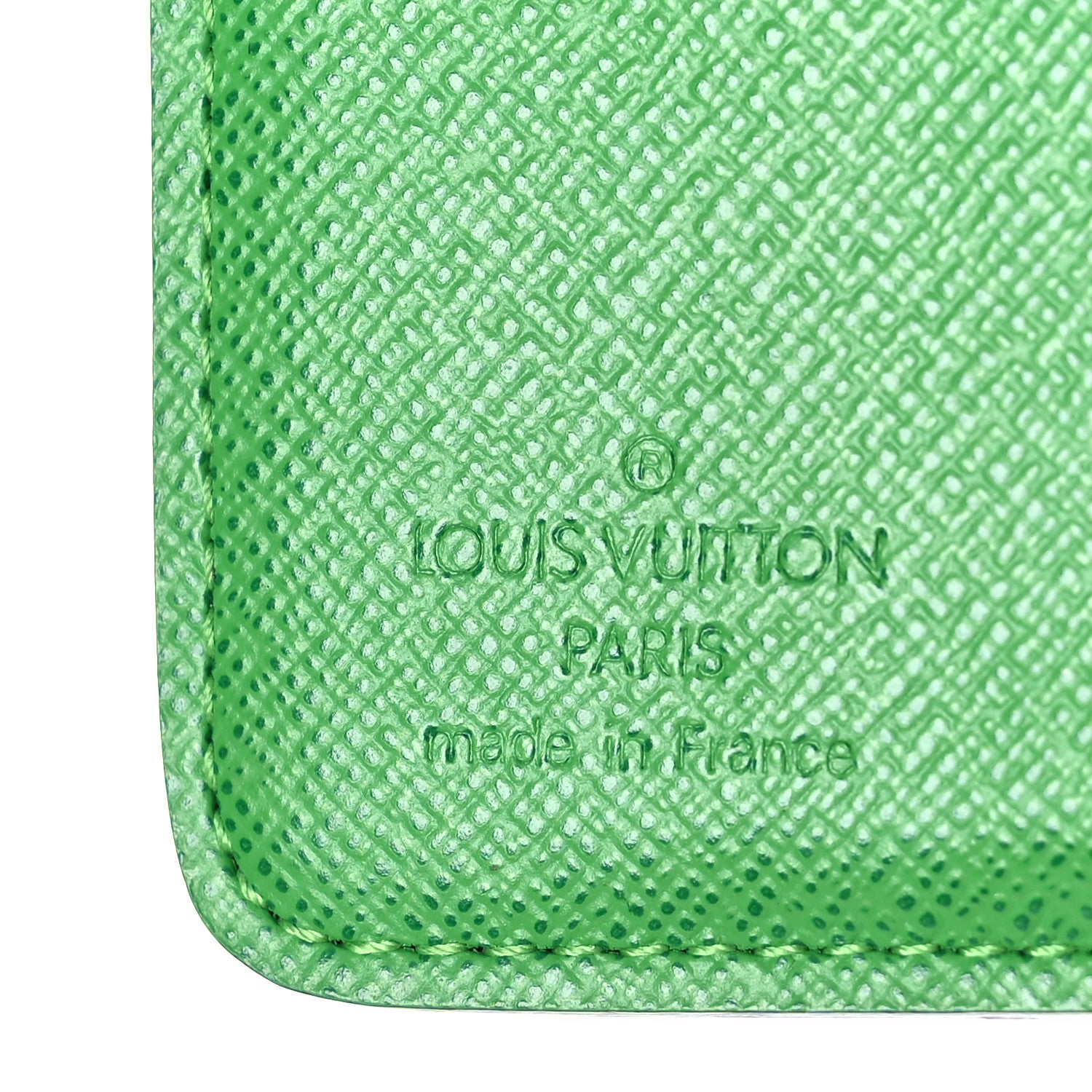 Louis Vuitton Monogram Perforated Compact Zipped Wallet Green 7 of 11