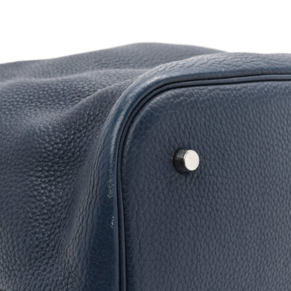 Hermes Taurillon Clemence Picotin Lock TGM Bleu Abysse 11 of 12