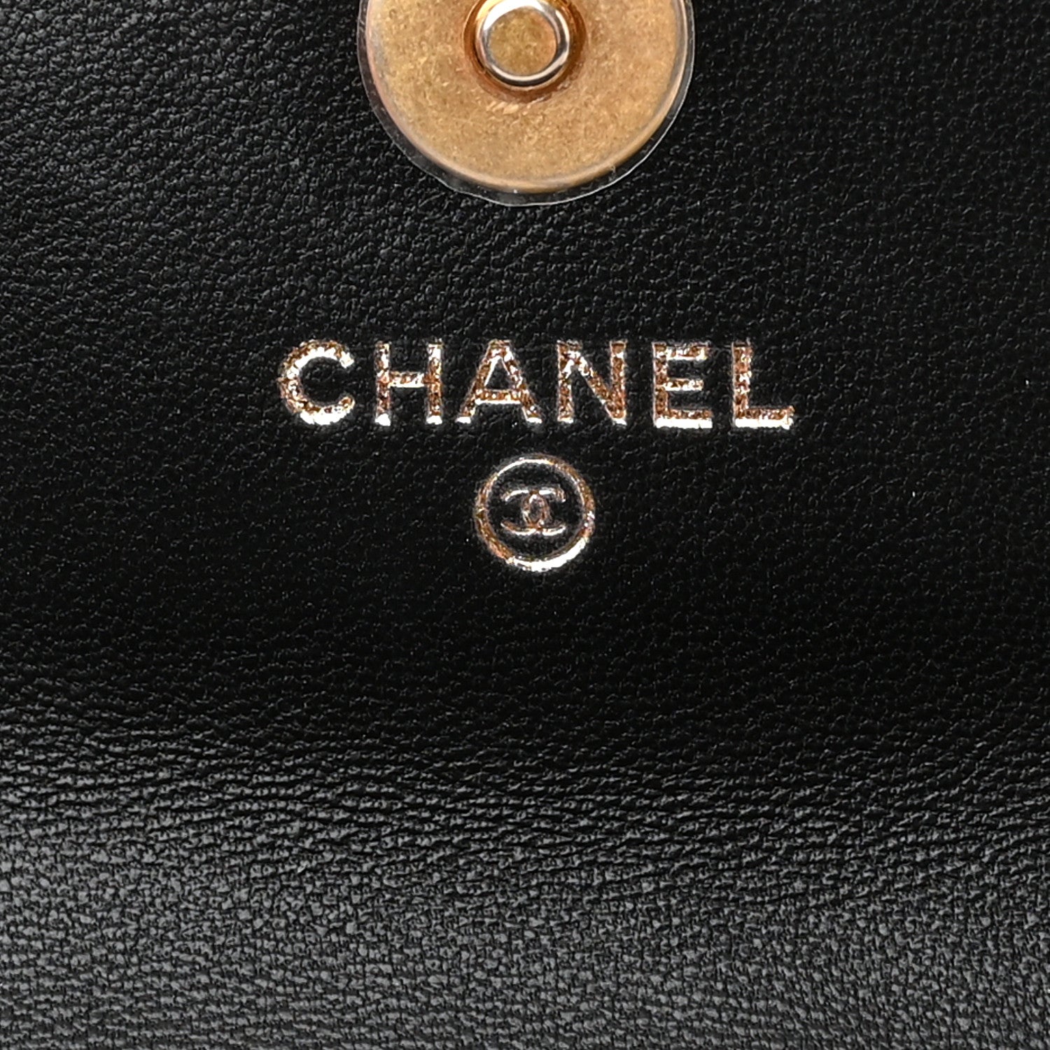 Chanel Lambskin Quilted Pearl Crush Clutch With Chain Black 6 of 12