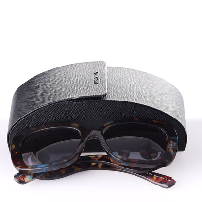 Prada Acetate Baroque Sunglasses SPR 27O Blue Tortoise 7 of 7