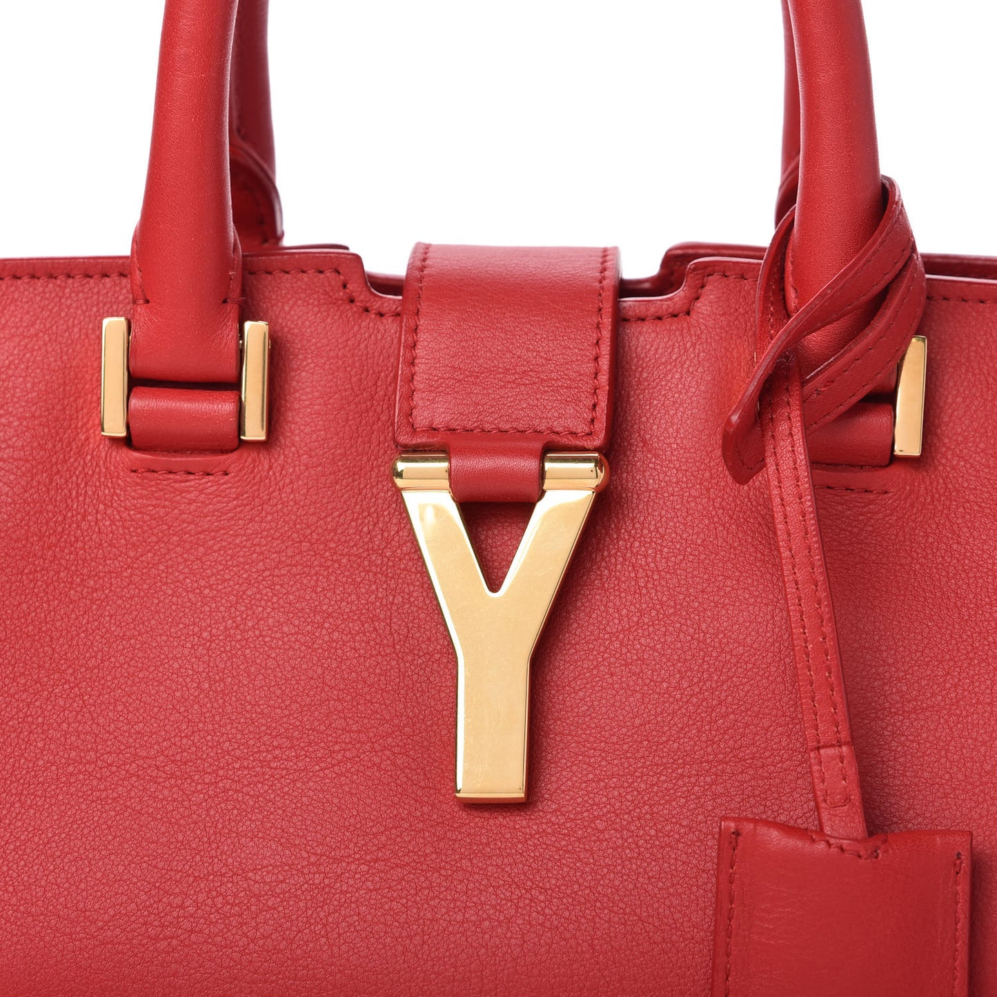 Calfskin Small Classic Y Cabas Rouge Orient