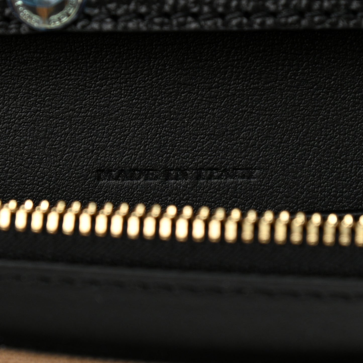 Derby Calfskin House Check Wallet On Chain Black