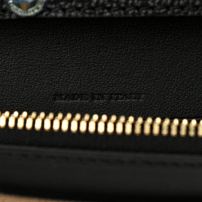 Burberry Derby Calfskin House Check Wallet On Chain Black 7 of 10