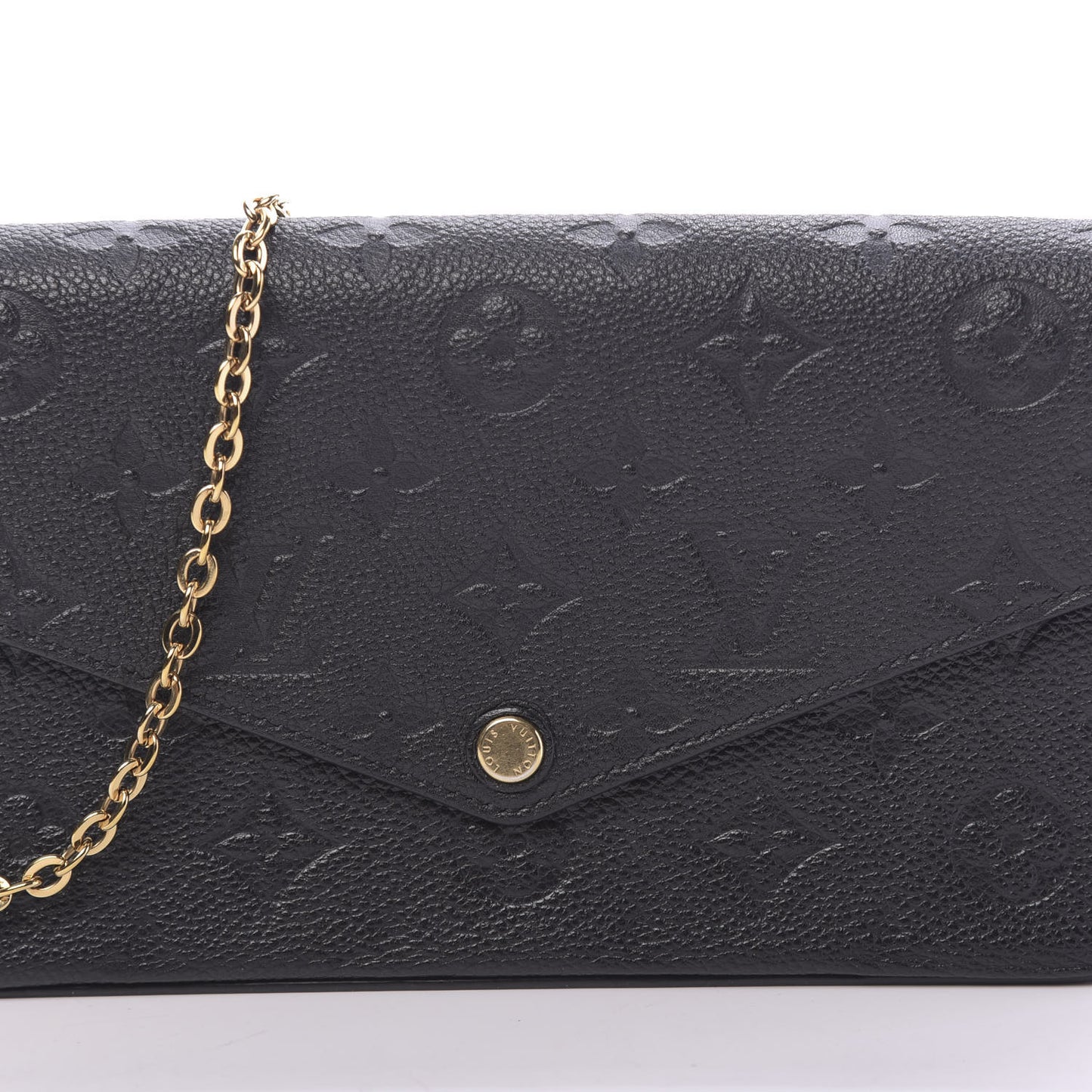 Empreinte Pochette Felicie Chain Wallet Black