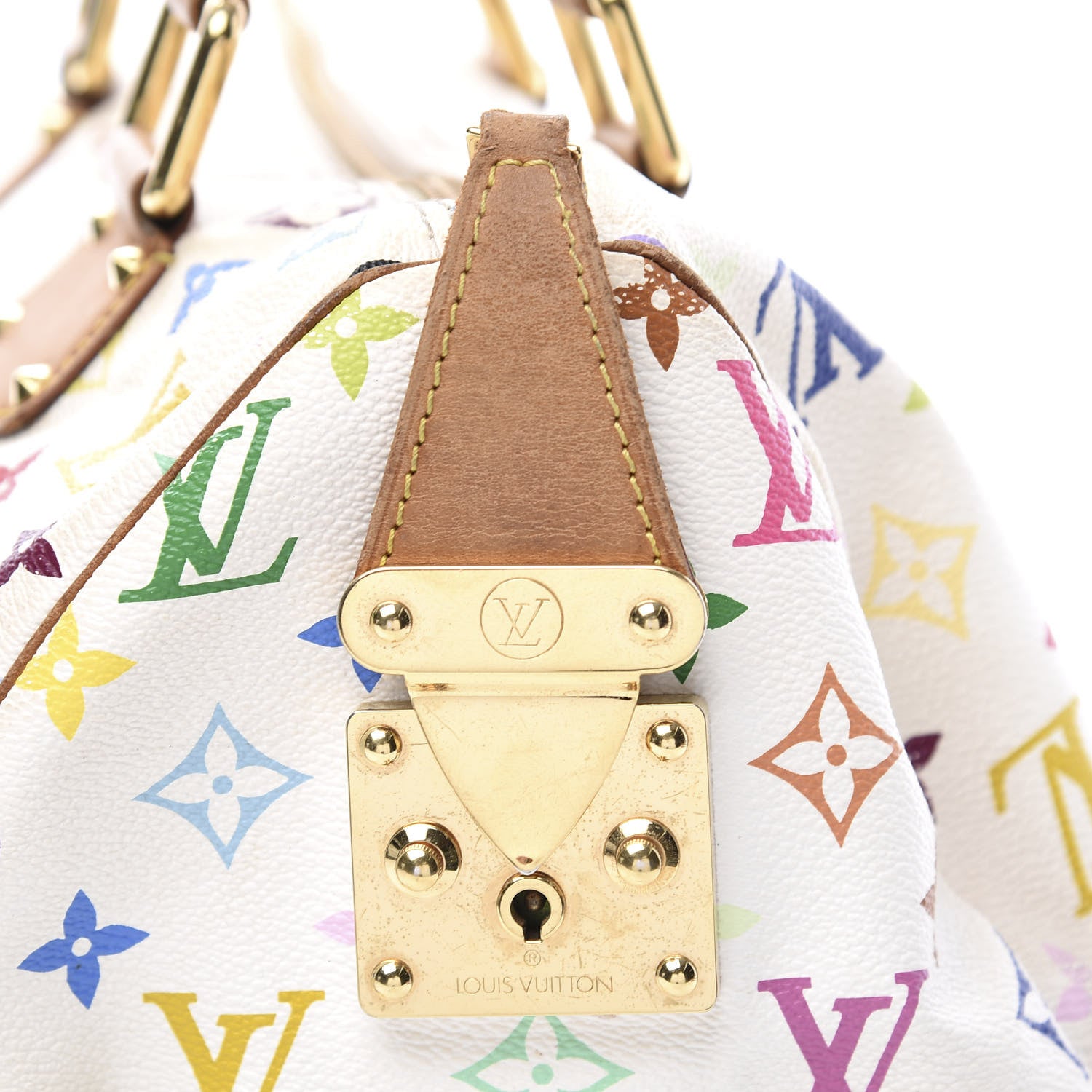 Louis Vuitton Monogram Multicolor Speedy 30 White 10 of 12