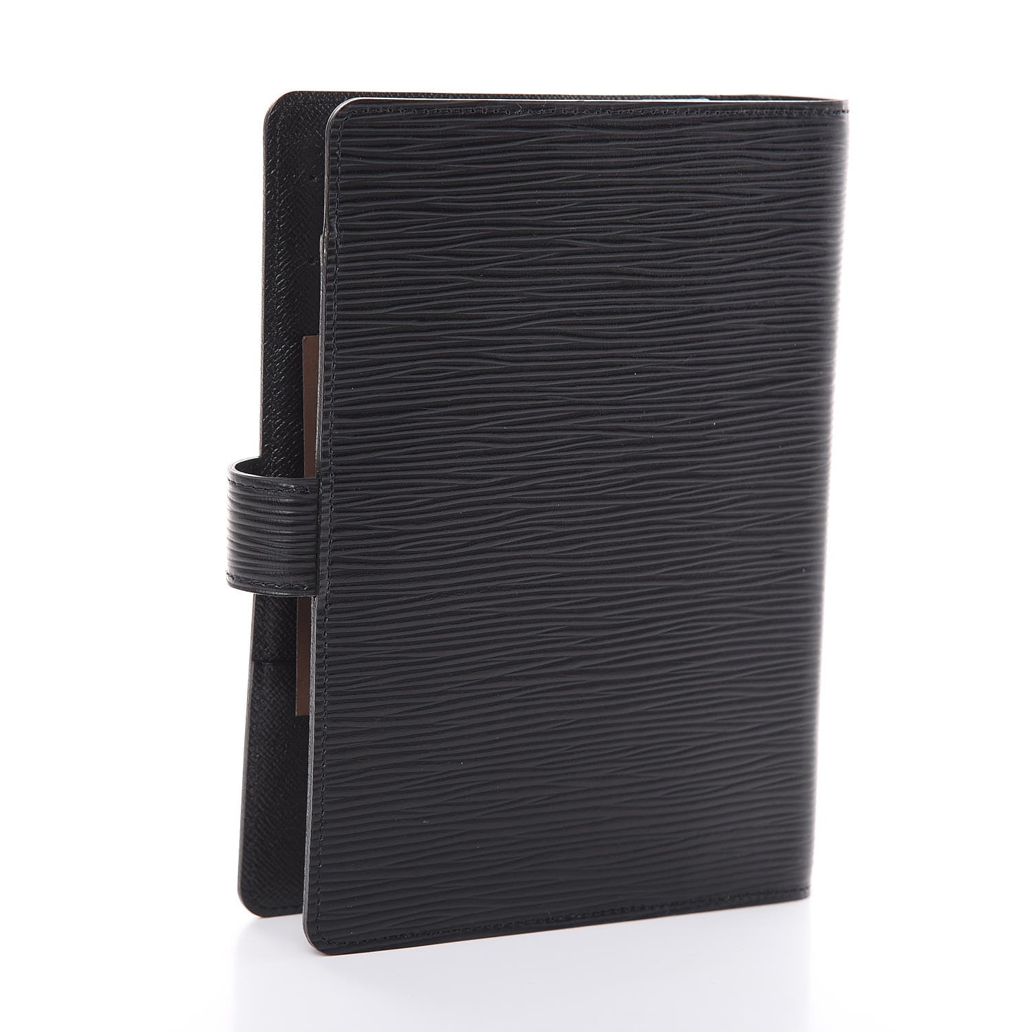 Louis Vuitton Epi Medium Ring Agenda Cover Black 3 of 8