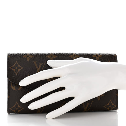 Monogram Sarah Wallet NM Rose Ballerine