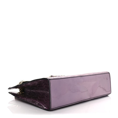 Gucci Shine Guccissima Large Emily Chain Shoulder Bag Plum 4 of 11