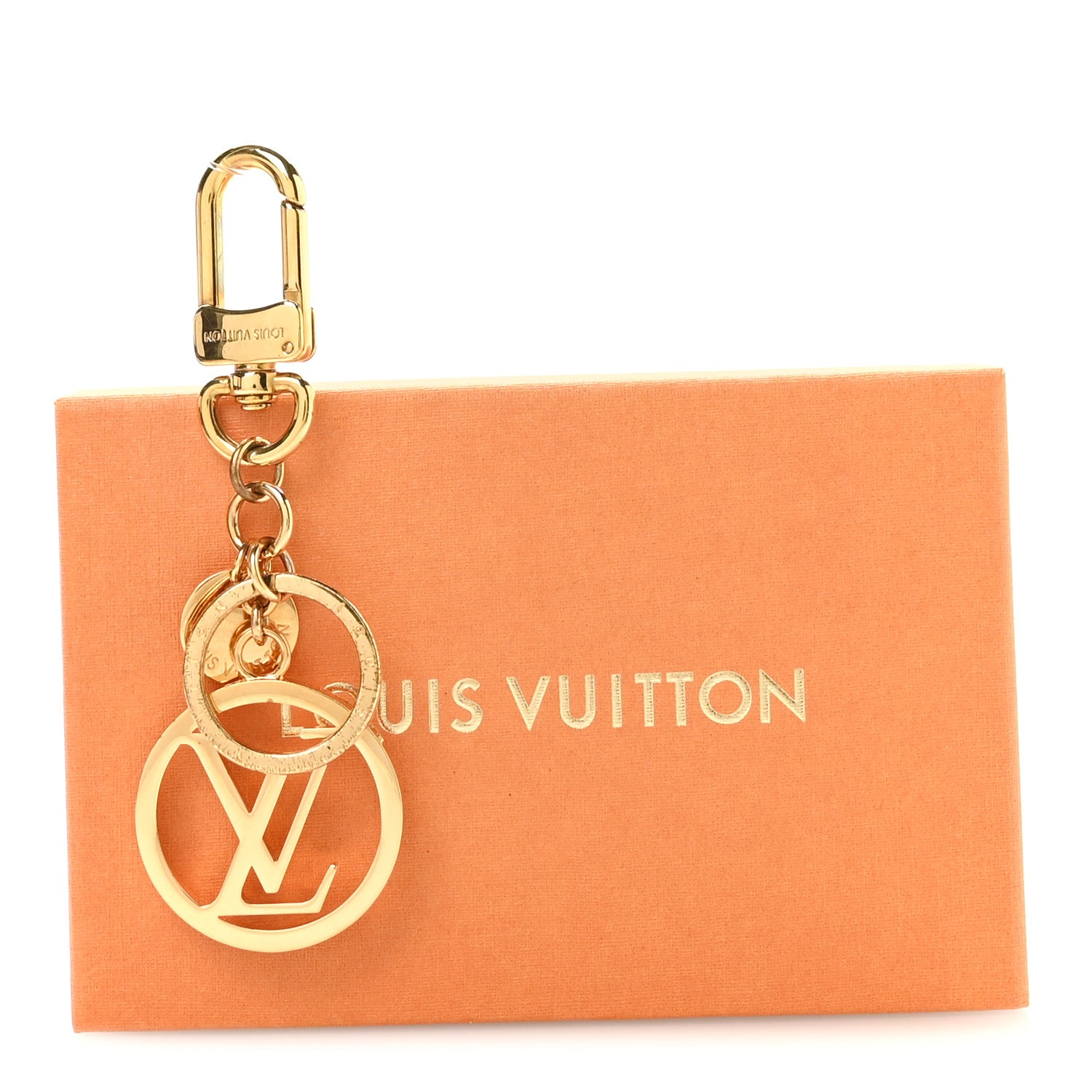 Louis Vuitton LV Circle Bag Charm Key Holder Gold 5 of 5