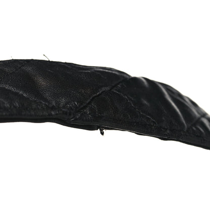 Chanel Lambskin Quilted CC Flap Shoulder Bag Black 10 of 10