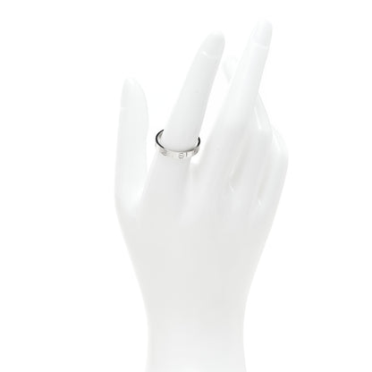 Cartier 18K White Gold 3.5mm LOVE Wedding Band Ring 57 8 2 of 4