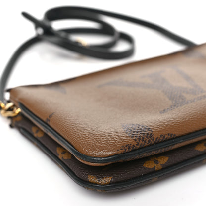 Louis Vuitton Reverse Monogram Giant Double Zip Pochette 8 of 10