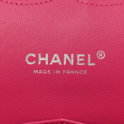 Chanel Patent Maxi Quilted Double Flap Fuchsia 6 of 12
