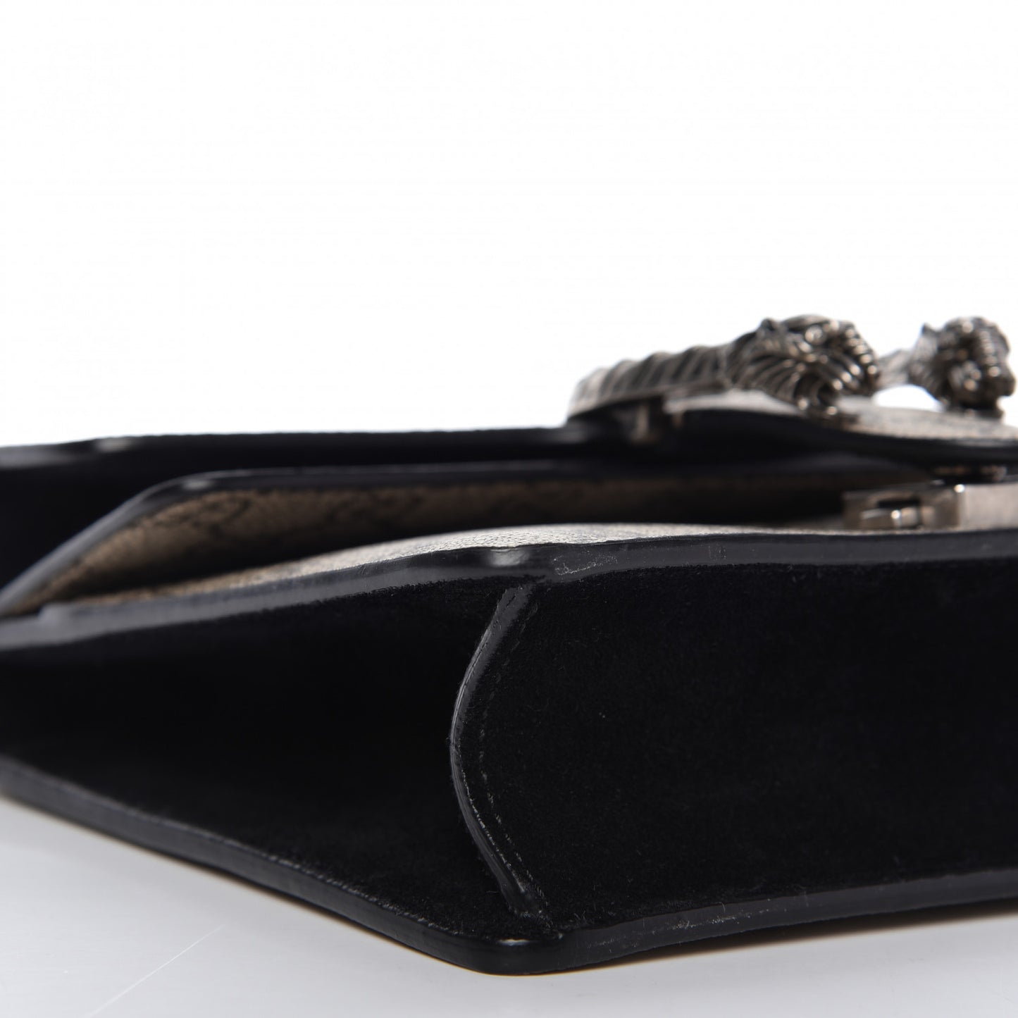 GG Supreme Monogram Mini Dionysus Shoulder Bag Black