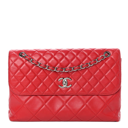 Chanel Calfskin Quilted In the Business Flap Bag Red 1 of 10