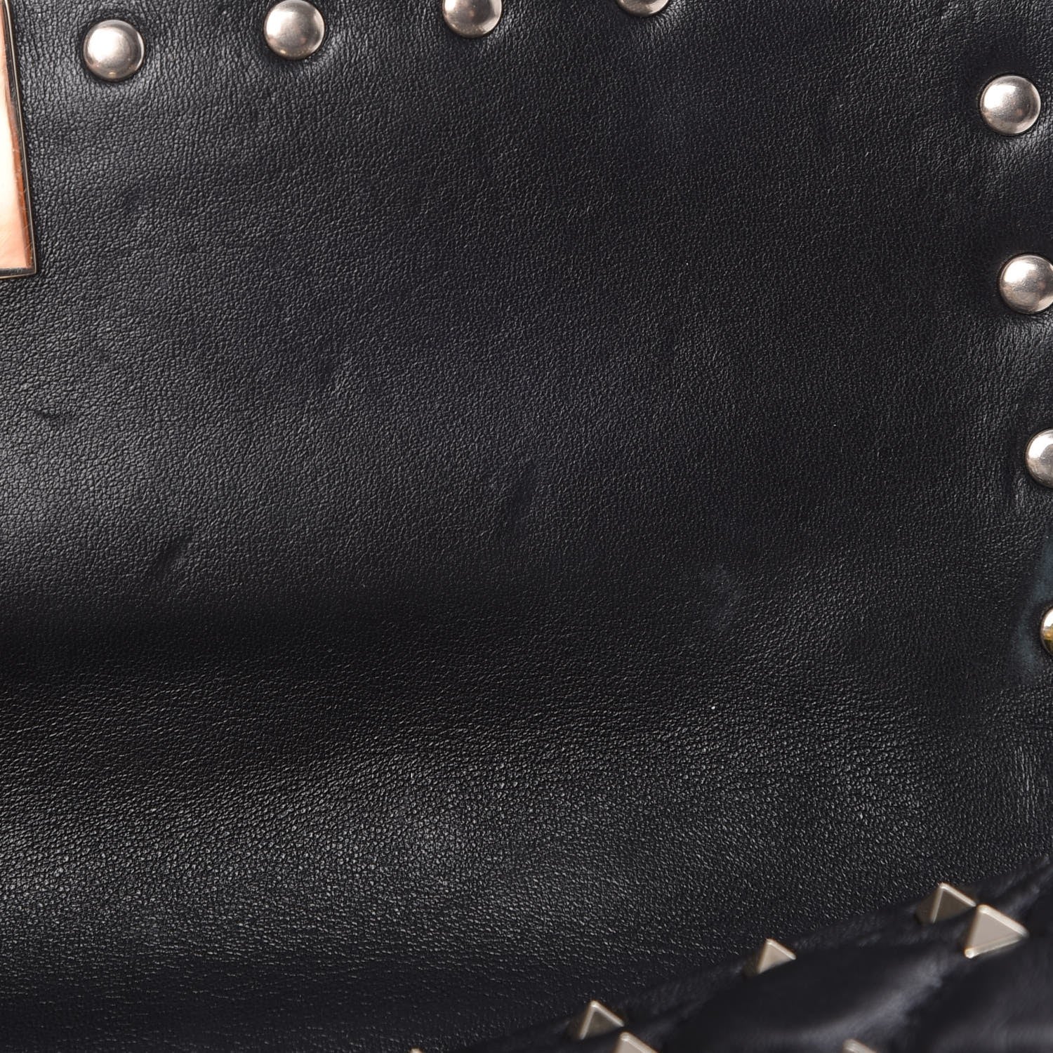 Valentino Garavani Lambskin Medium Rockstud Spike Shoulder Bag Black 8 of 8