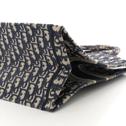 Christian Dior Oblique Medium Book Tote Blue Multicolor 10 of 11