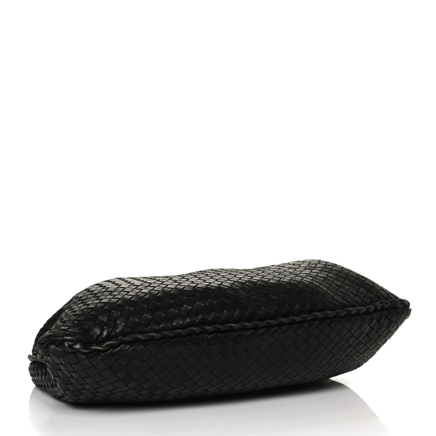 Nappa Intrecciato Large Veneta Hobo Black