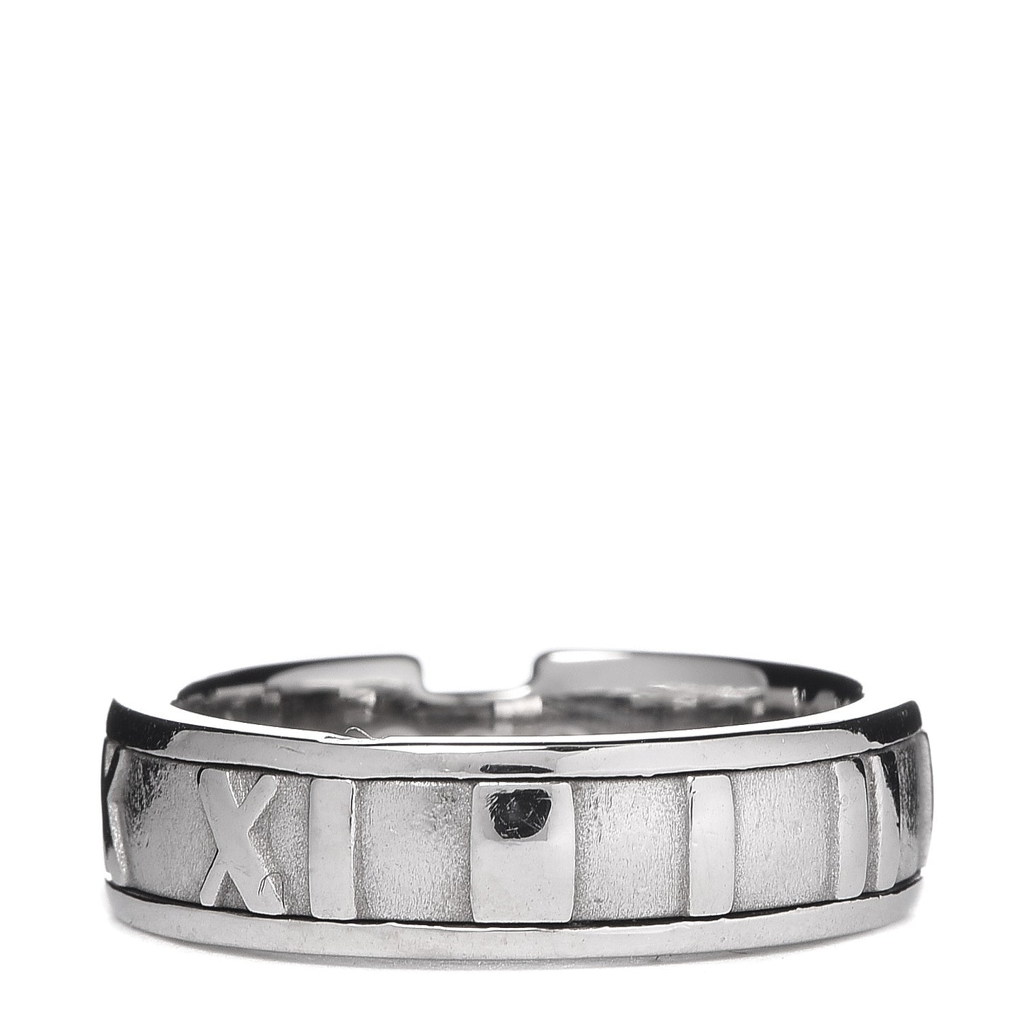 18K White Gold Diamond Atlas Ring 50 5.5