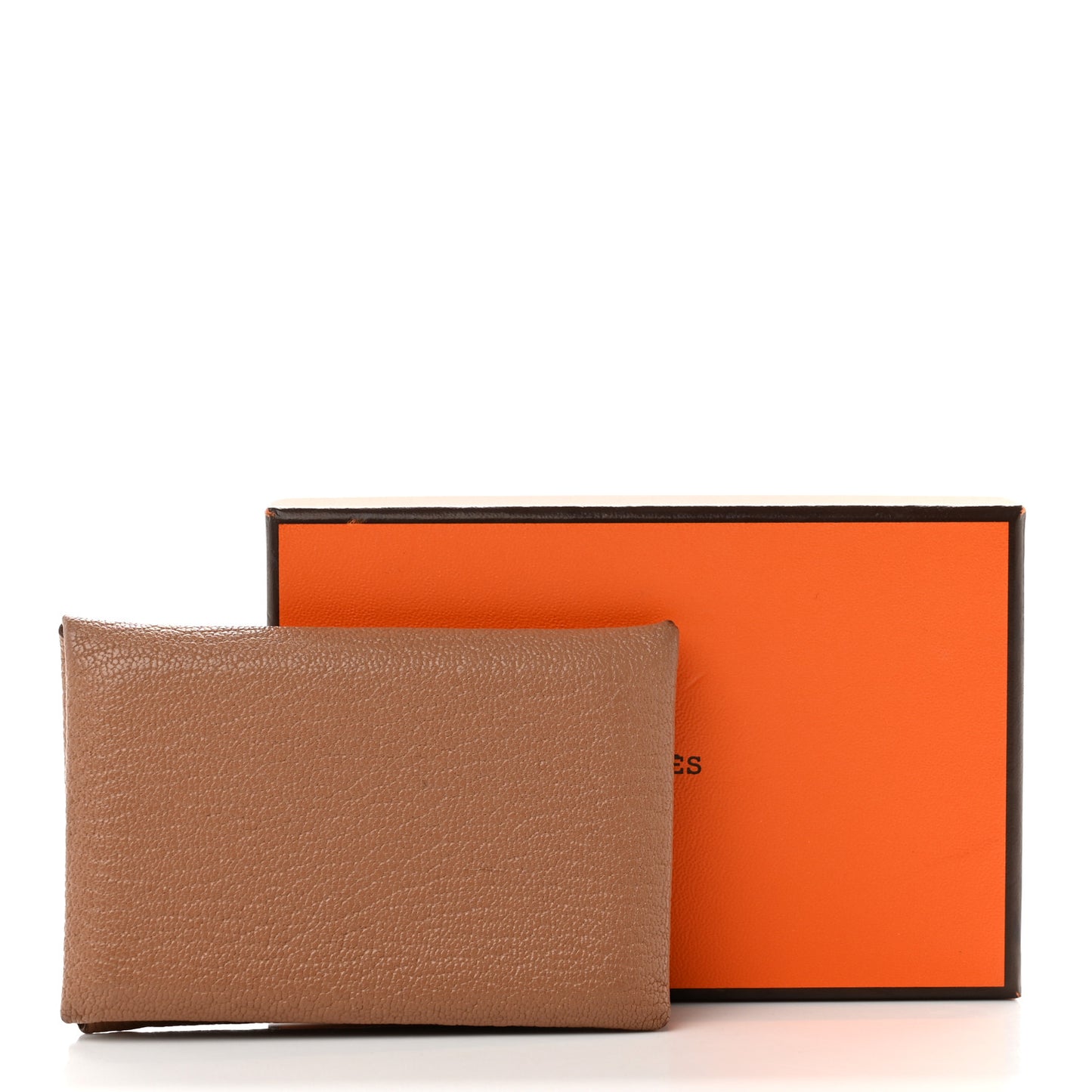 Chevre Mysore Calvi Card Case Quebracho